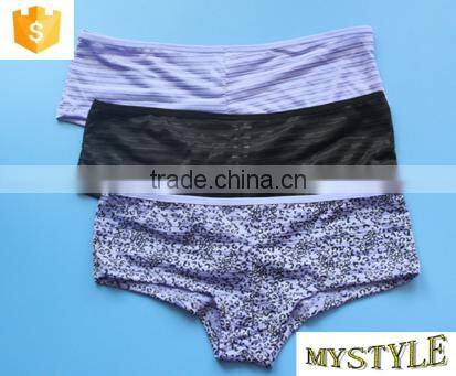 2016 The ladies mutiple stripe boxer shorts
