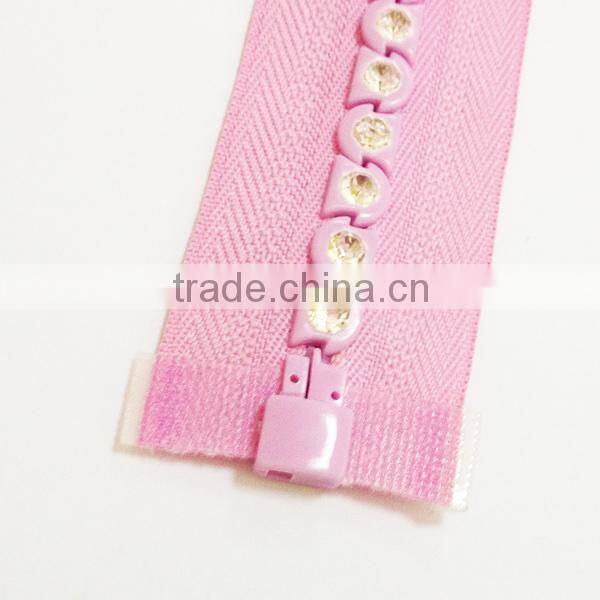 colored rhinestone zipper