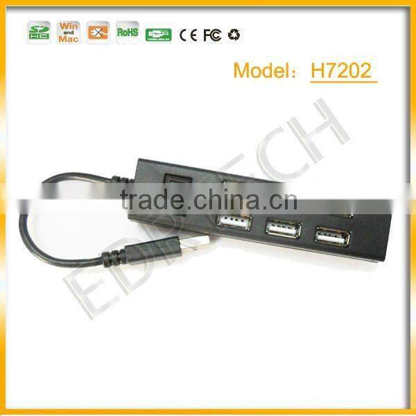 7 ports usb hub with power switche