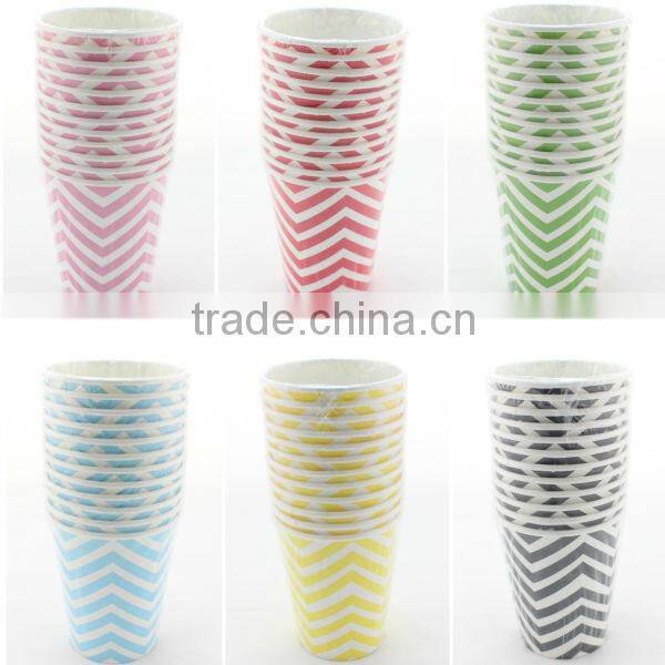 Eco friendly Party Supplies Blue Wedding Cake Decoration Chevron Dot Stripe Star Heart Cupcake Wrappers