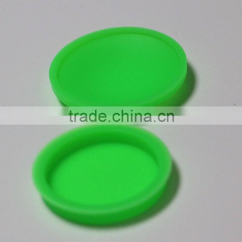 Acrylic 6ml custom cosmetic plastic container with silicone liner