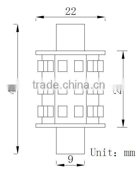 43mm SMD LED Navigation Bulb for Aqua Signal 25 Barrel End Festoon