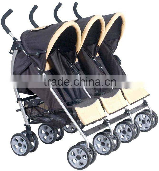 #3018T three seats popular cheap Triplets pram baby stroller