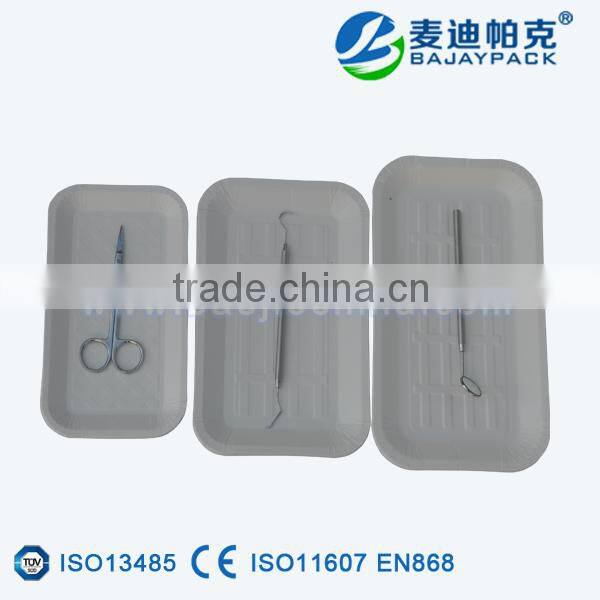 Fully stocked disposable paper plate