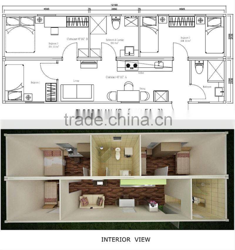 40hc China Supplier Shipping Container Houses