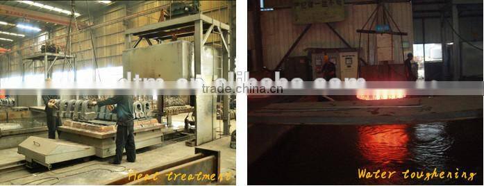 High chrome cast iron crusher hammer head