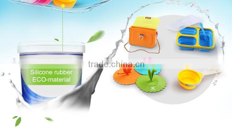 Silicone cup lid cover eco-friendly reusable silicone cup lid soft