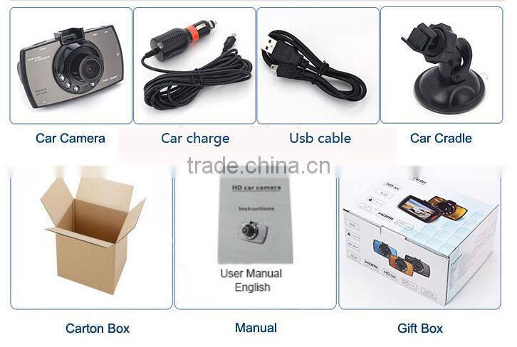 Factory OEM Novatek NTK96220 Night Vision G-sensor Car Dvr 2.7" LDC Car Blackbox Full HD 1080p Car Dvr