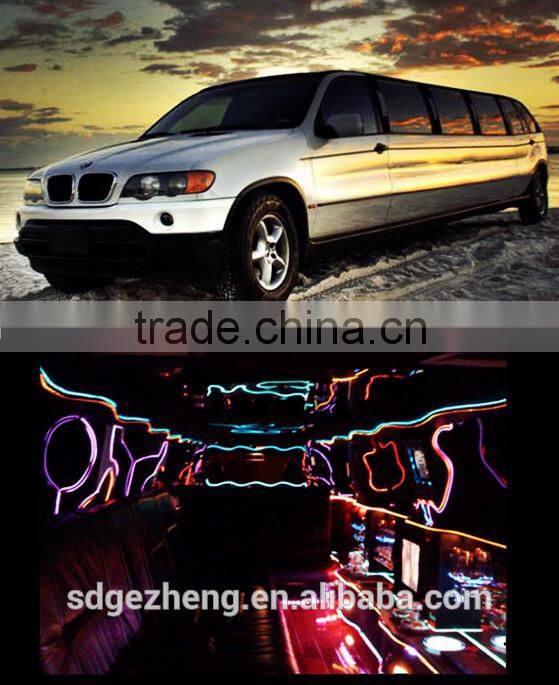 Multi Colorful EL wire for Stage decoration Wedding decoration