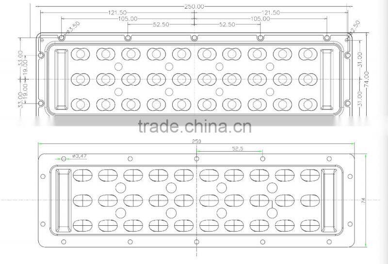 30w led street lighting module for XPE/ XTE/XPG/3535 LED