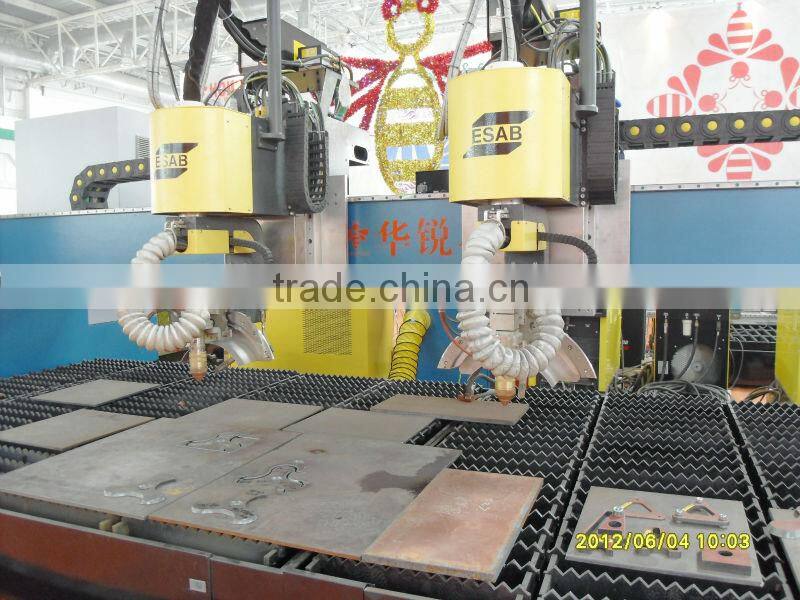 groove plasma cutting machine for shipyard using plate cutting good performance