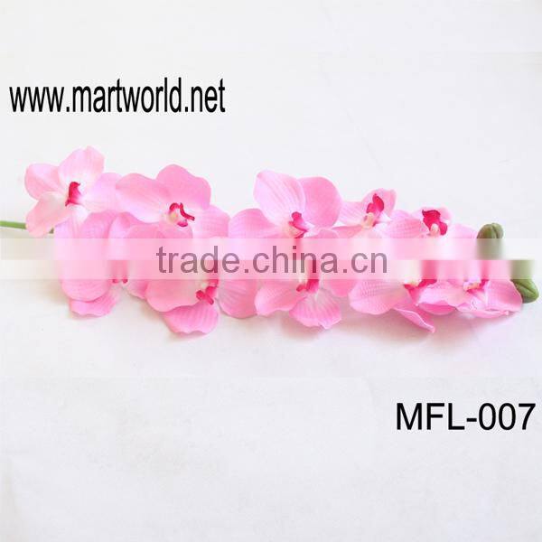 Phalaenopsis artificial wedding flower for wedding & party decoration for sale (MFL-007)