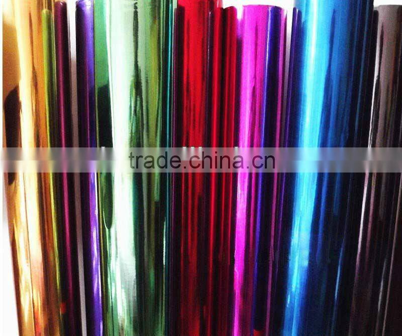 black chrome mirror vinyl film with bubbles free