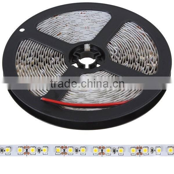2016 Hot sale white 5500k led flexible strip light 3528 600LEDs 9.6W/M