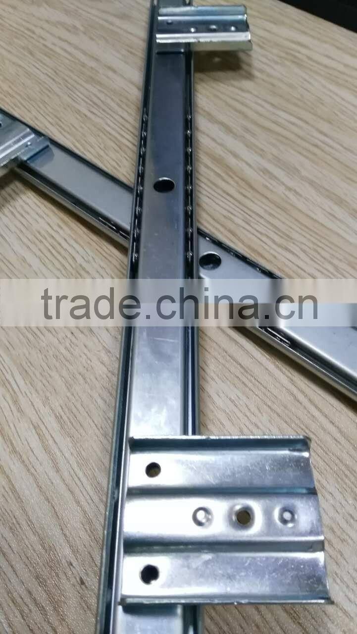 Economical and durable 2 balls smooth drawer guide slide for computer keyboard drawer slide