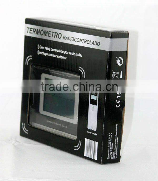 2012 RF 433mhz wireless weather station clock from manufacturer