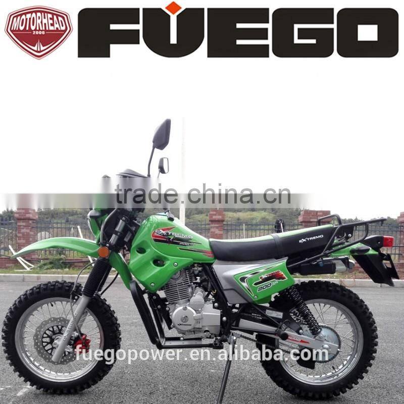 SUV Motorcycle With Head Light Siginal Speedometers Big Wheels Dirt Bike 200CC 250CC