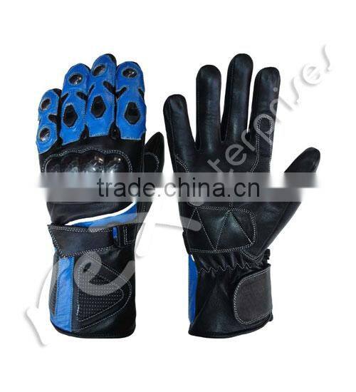 Leather Motorbike Motorcycle Racing Sports Gloves