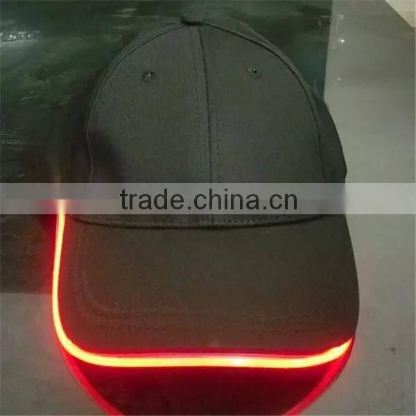 Baseball Customized Logo led light cap wholesale light caps