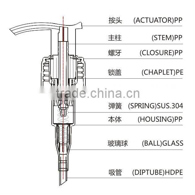 Non Spill New Plastic 1.0cc Wooden Color Lotion Pump