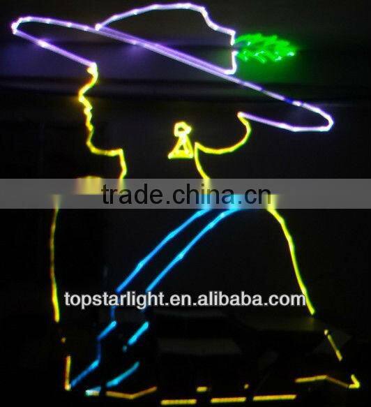 Full color laser lights 3d laser show nightclub/party