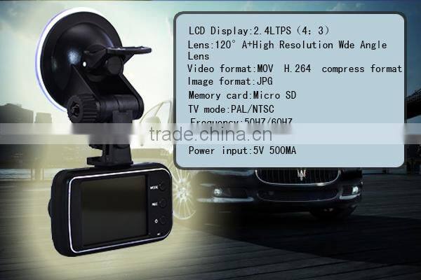AC hottest h.264 driving recorder+IR night vision dvr car +super full hd 1080p motion detect car recorder