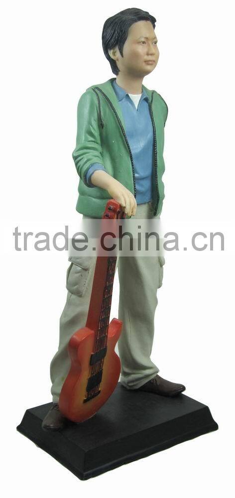 12 inches personal polyresin doll