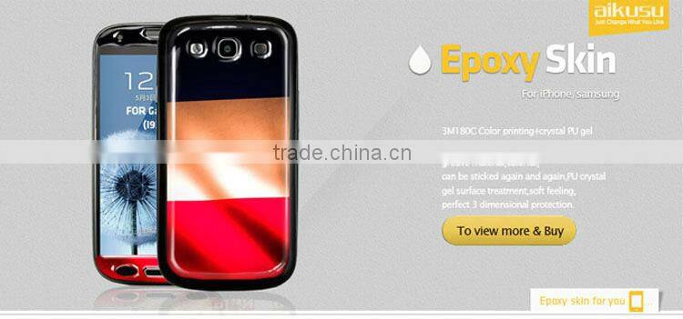 Flag series for iphone4(s) 3d sticker with 3m print material