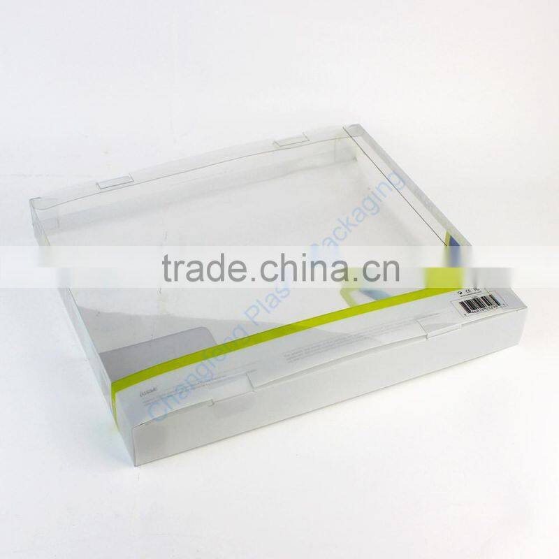 Transparent pet plastic laptop packaging box