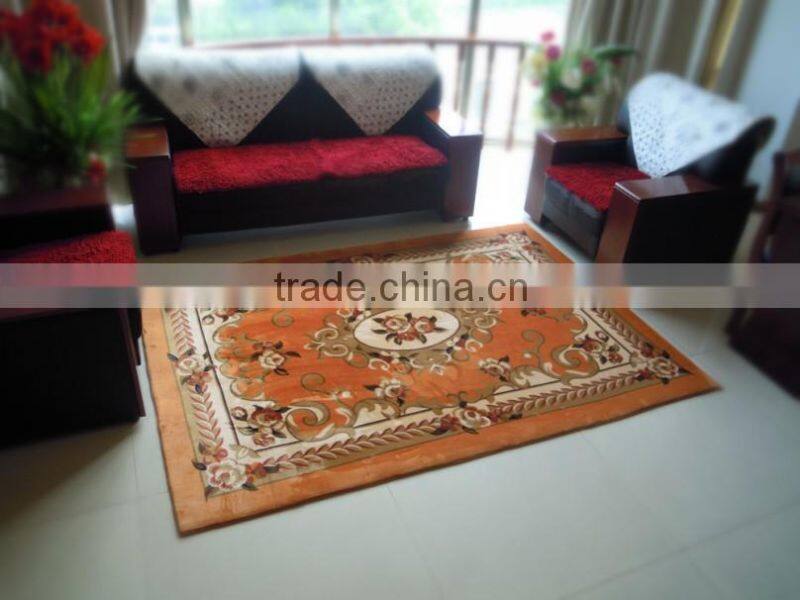 3D Foam backed floor carpet sofa carpet