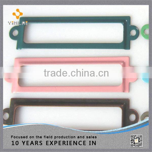 Painted tag holder for decoration