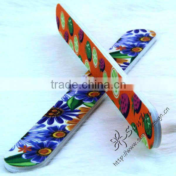 double side emery board nail file