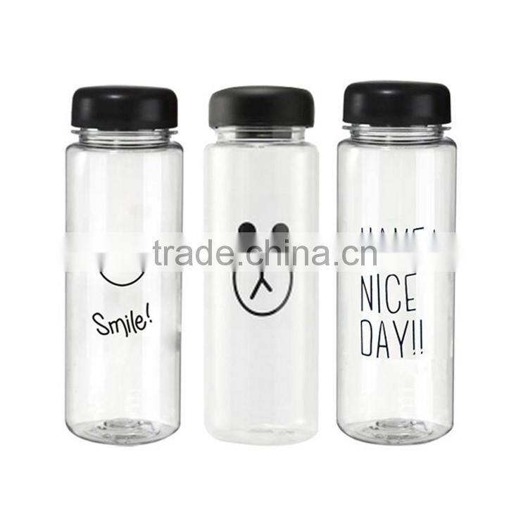 JoyShaker - Fashion Portable Clear My Bottle Sport Plastic Fruit Juice Water Cup 500ML