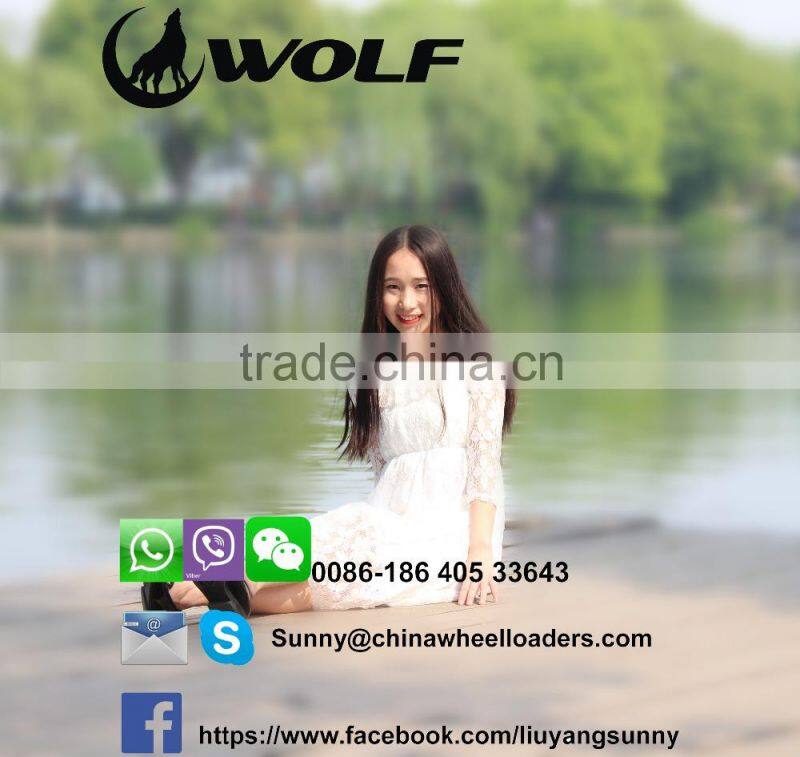 WOLF mini excavator lowest price, excavtor with 400mm digging bucket