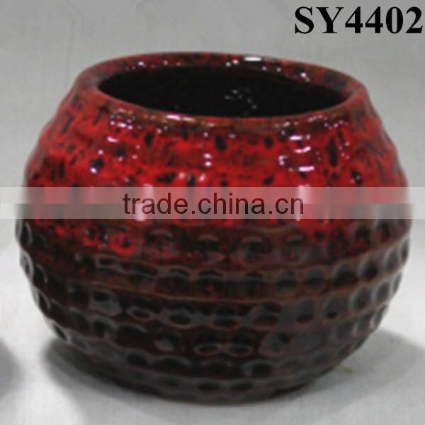 Color small ceramic indoor pot plant