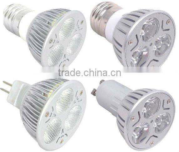 high brightness 3w dimmable led spot lamp