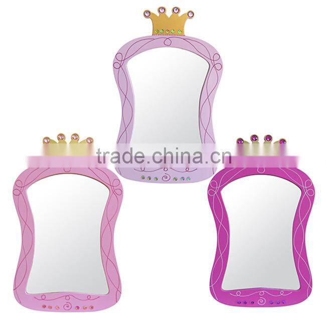 Large decorative mirrors with wooden frames