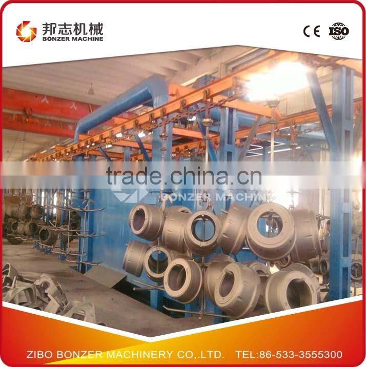 Hanging Chain Shot Blast Clean-up Machine With ISO Certification