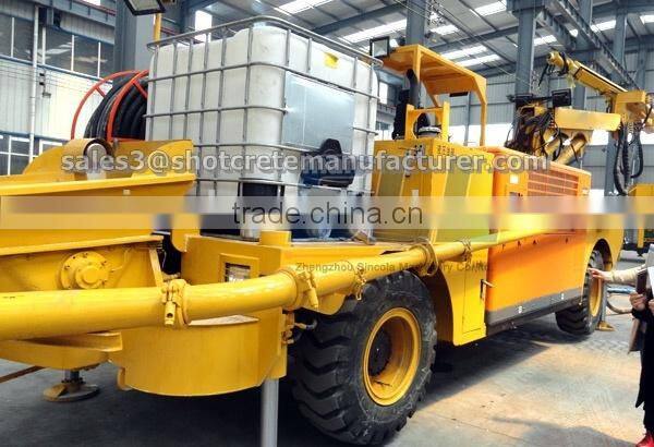 SKC30 tunnel construction concrete spray robot telescope arm shotcrete system