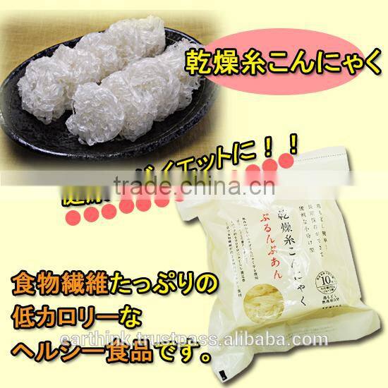 Japanese noodles food low fat very healthy and very nice texture konjac pasta 25g x 10 portions
