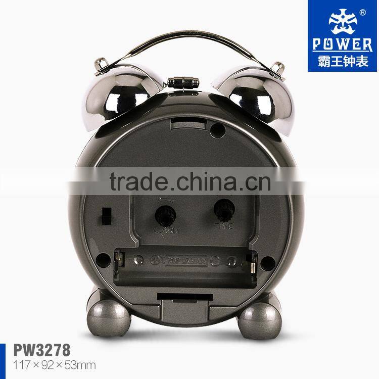 Cute alarm clock with plastic materials Environmental Friendly products Cheap price PW3278