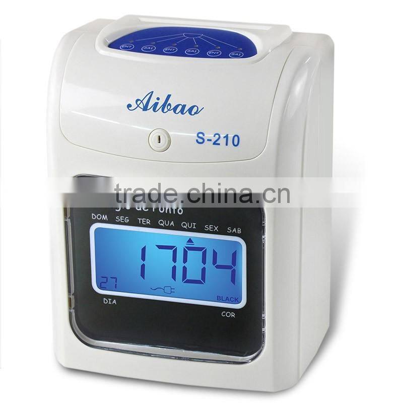 electornic time recorder/punch time card time recorder