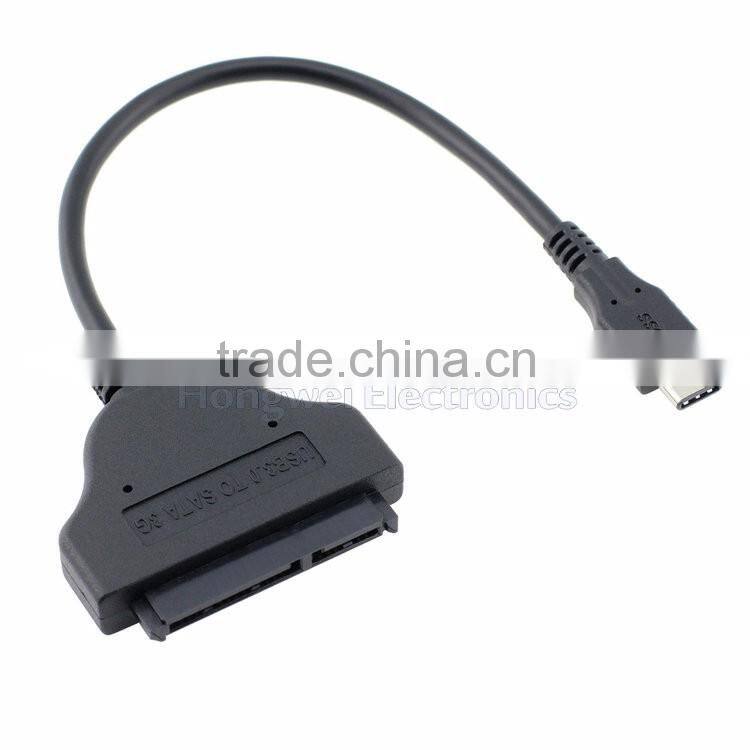 Real SATA 3.0 Cypress / ASMedia USB 3.1 Chips Type C to SATA 22pin adapter