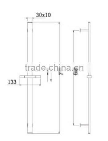 wall mounted sliding bar for bathroom showers ARX0807