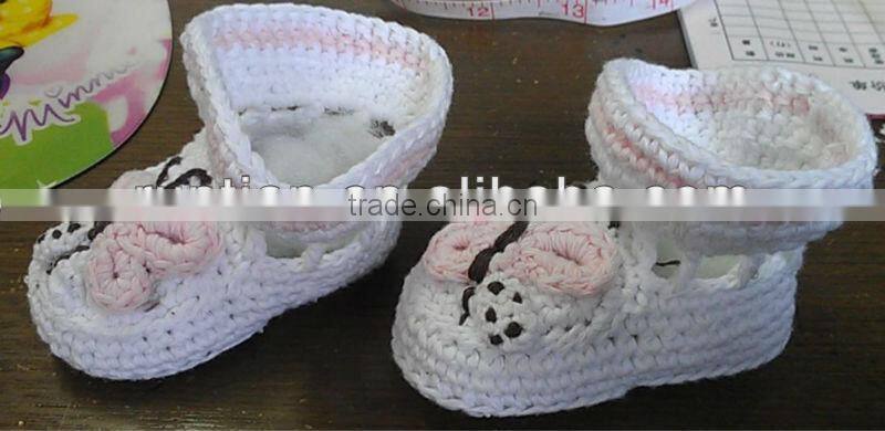 Very Cute Handmade Crochet Baby's Cotton Booties