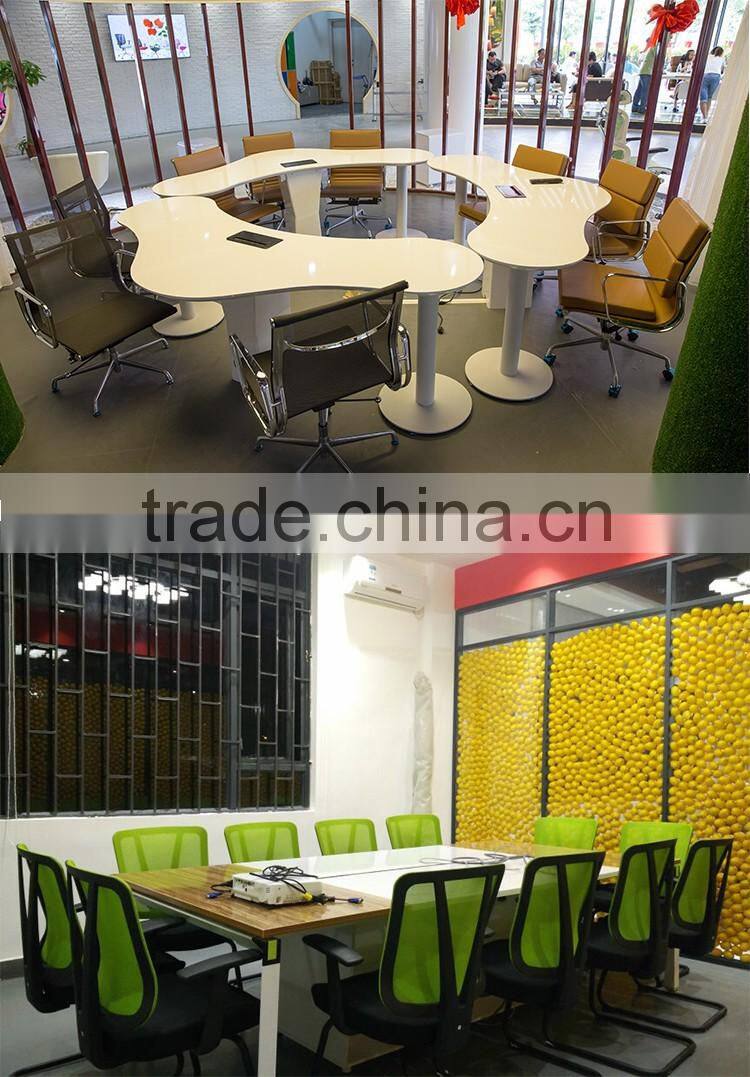 High Quality Modern Round Edge Office Desk, Negotiation Table