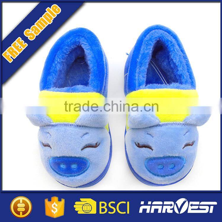 wholesale lastest design animal head slipper for children