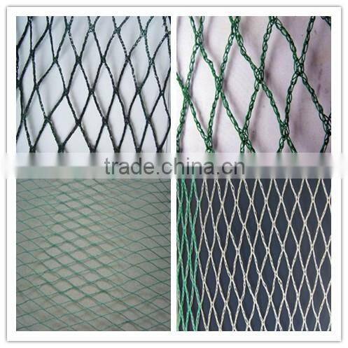 virgin hdpe anti bird net of blue green and white colour for agricultural or fruits trees with uv made in china