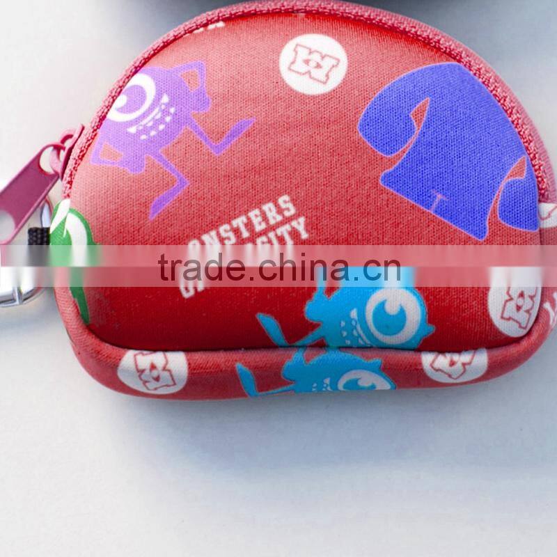 High quality neoprene money bag,beautiful elastic and durable coin bag/sleeve