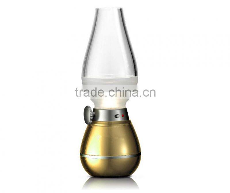 Creative Kerosene Oil Lamp Design with Dimmer Control Key for Indoor & Outdoor Use, Night Light, Reading Lights